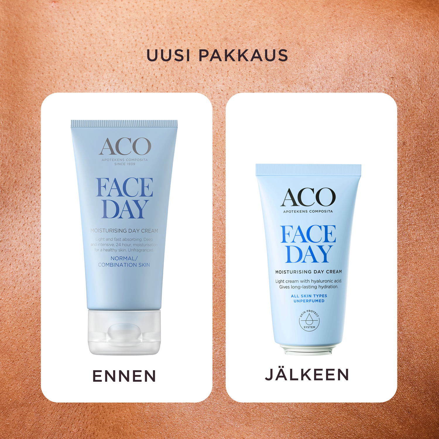 ACO Face DC Moisturising Day Cream 50 ml Hajusteeton