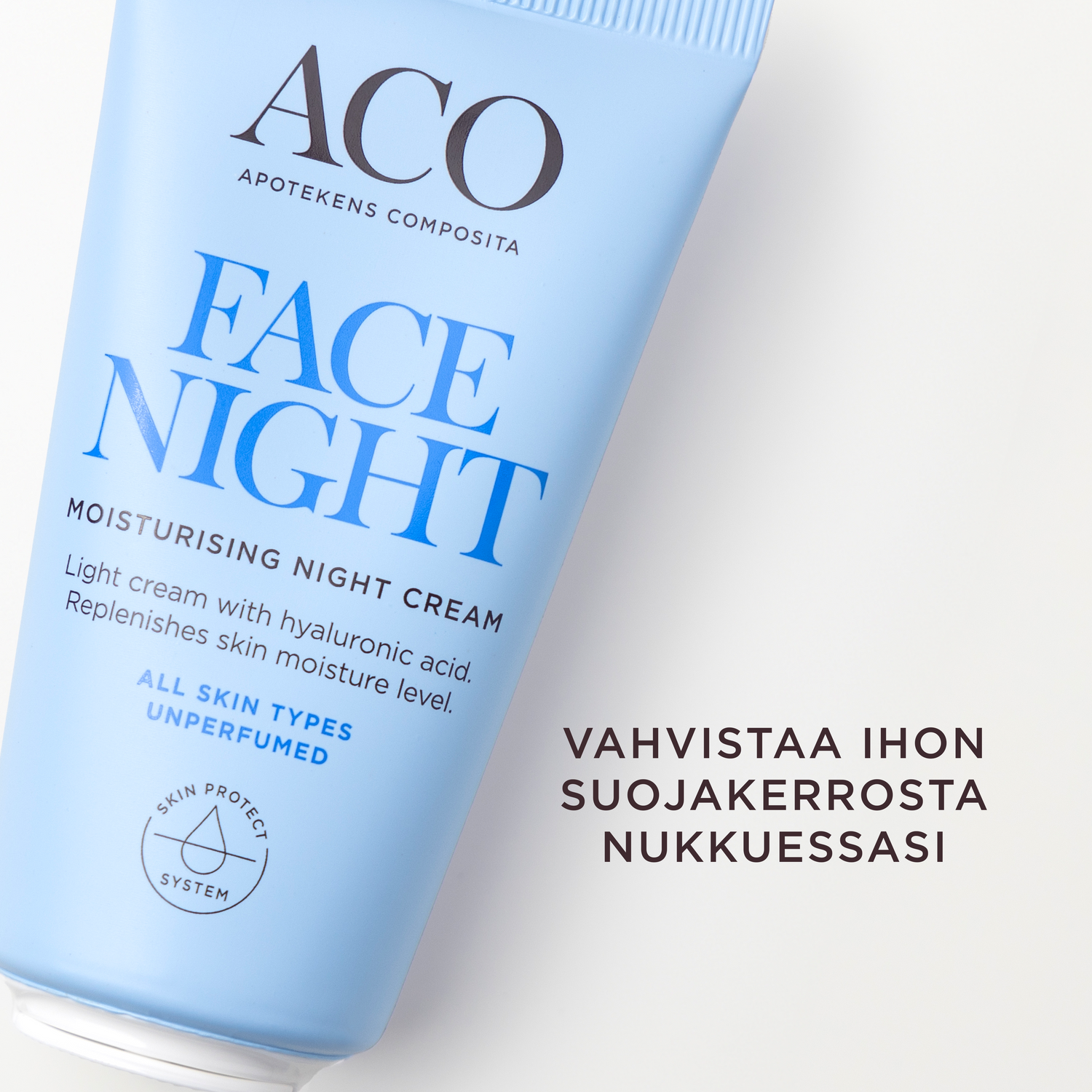 ACO Face DC Moisturising Night Cream 50 ml Hajusteeton