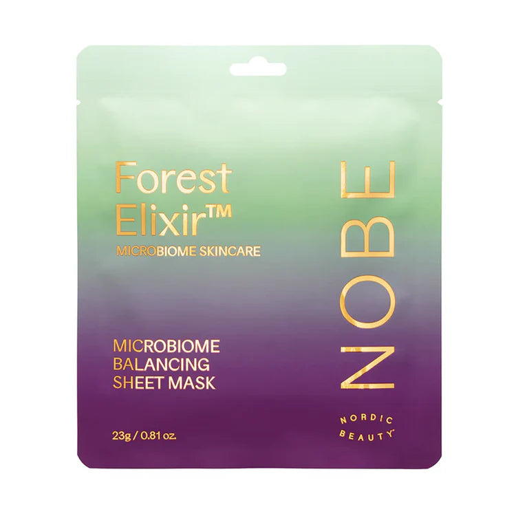 NOBE Forest Elixir® Microbiome Balancing Sheet Mask kangasnaamio