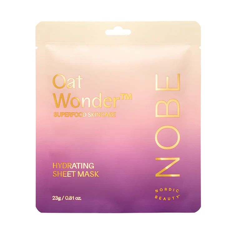 NOBE Oat Wonder® Hydrating Sheet Mask kangasnaamio