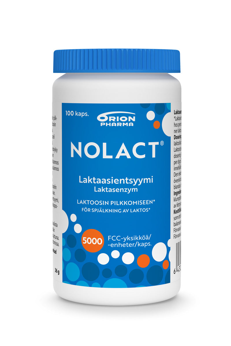 NOLACT laktoosinpilkkoja 100 kaps.