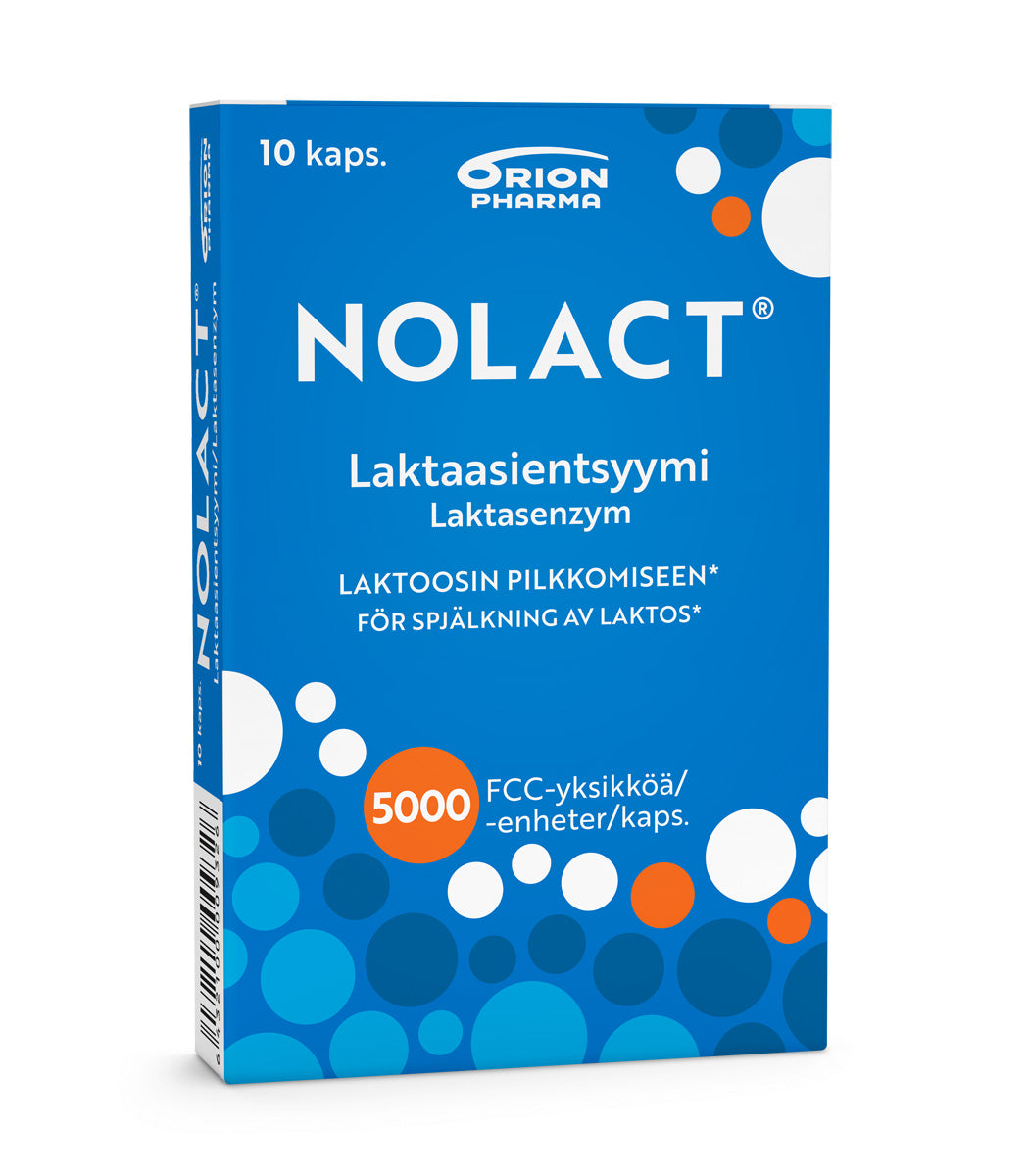 NOLACT laktoosinpilkkoja 10 kaps.
