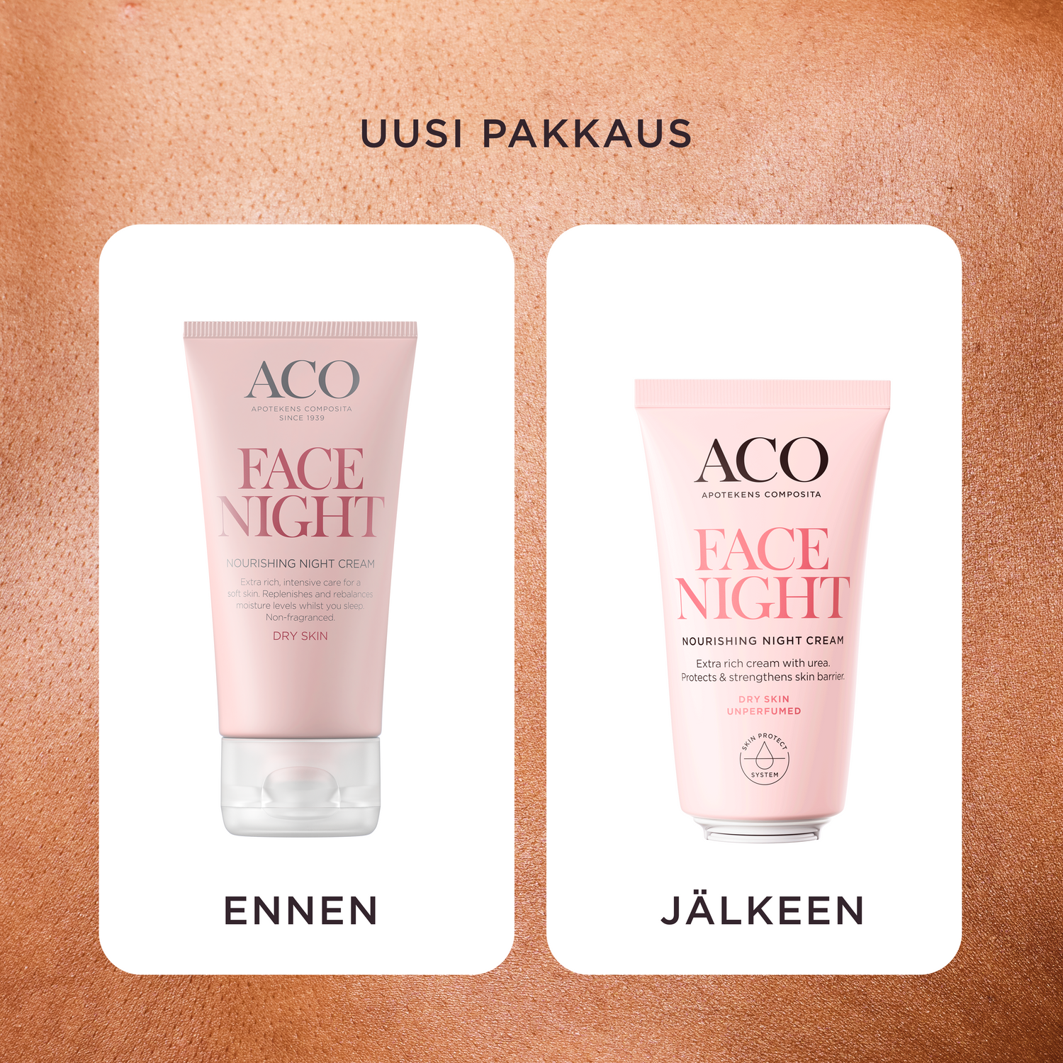 ACO Face DC Nourishing Night Cream 50 ml Hajusteeton