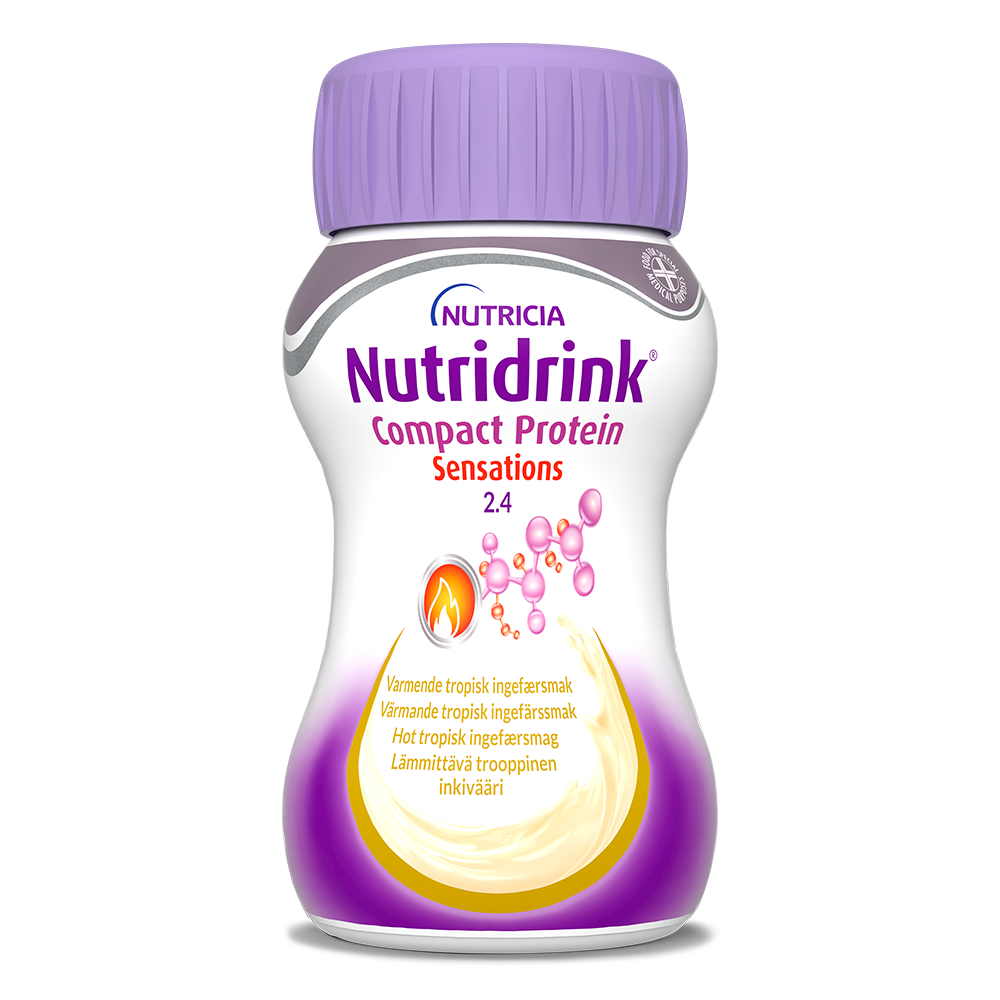 Nutridrink Compact Protein Sensations lämmittävä trooppinen inkivääri 4 x 125 ml
