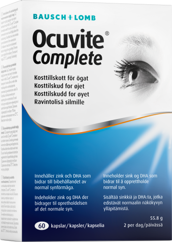 OCUVITE COMPLETE -ravintolisä silmien hyvinvointiin