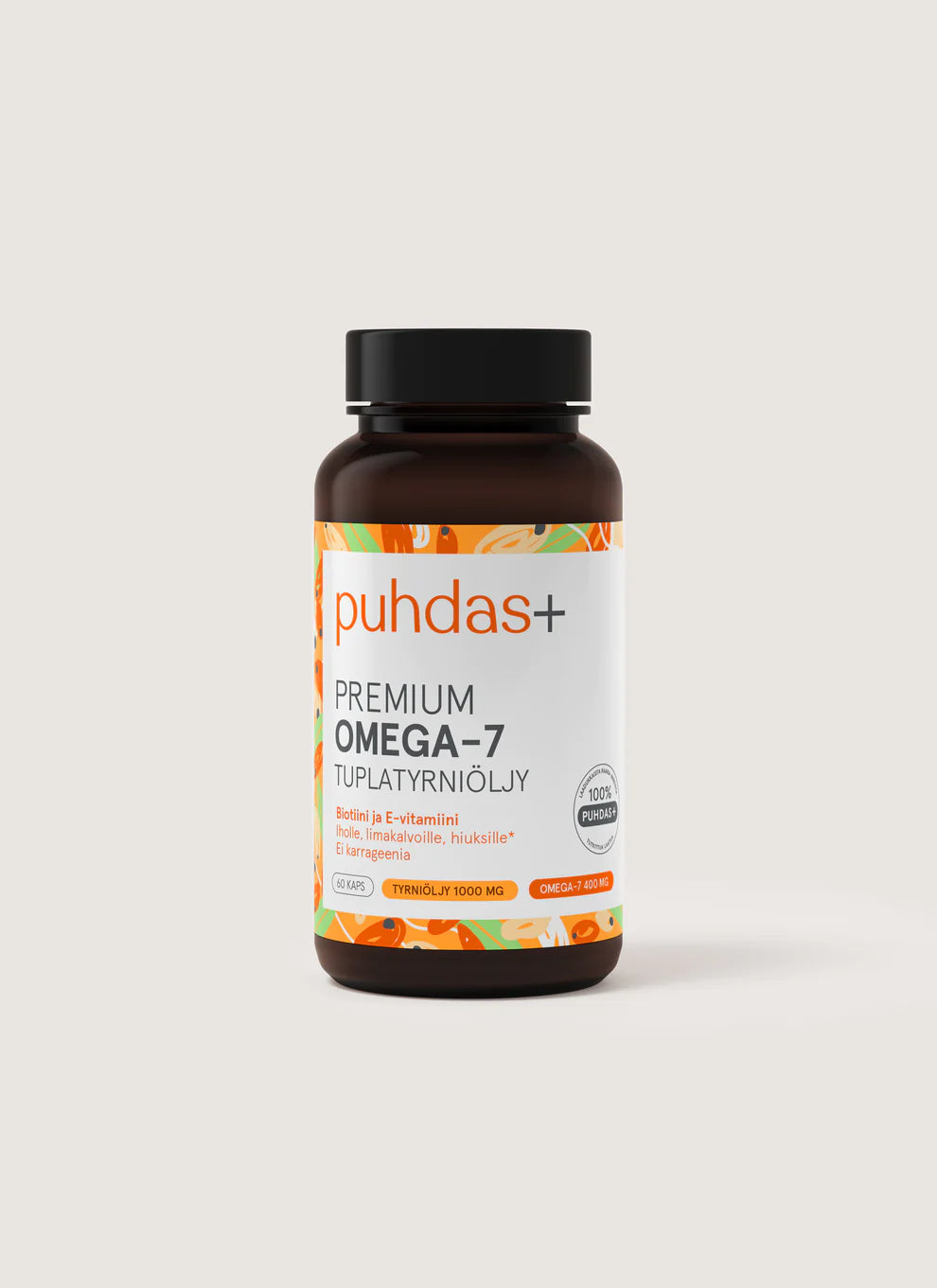 Puhdas+ Premium Omega-7 60 kapselia