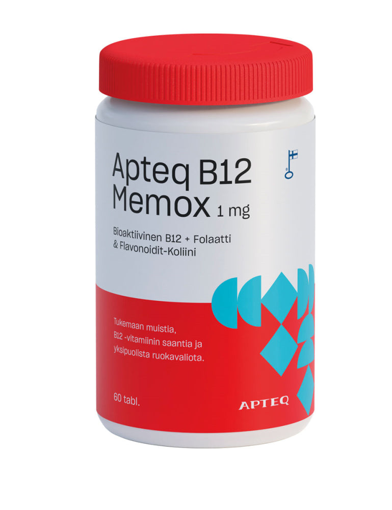 Apteq B12 Memox 1 mg tabl 60 tbl