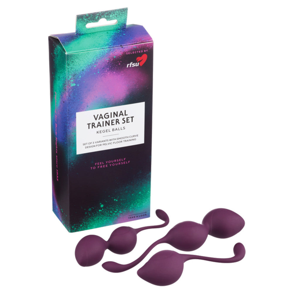 RFSU Vaginal Trainer Set -Harjoituskuulat lantionpohjan lihasten vahvistamiseen