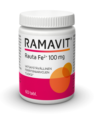 Ramavit Rauta 100 mg 60 tablettia