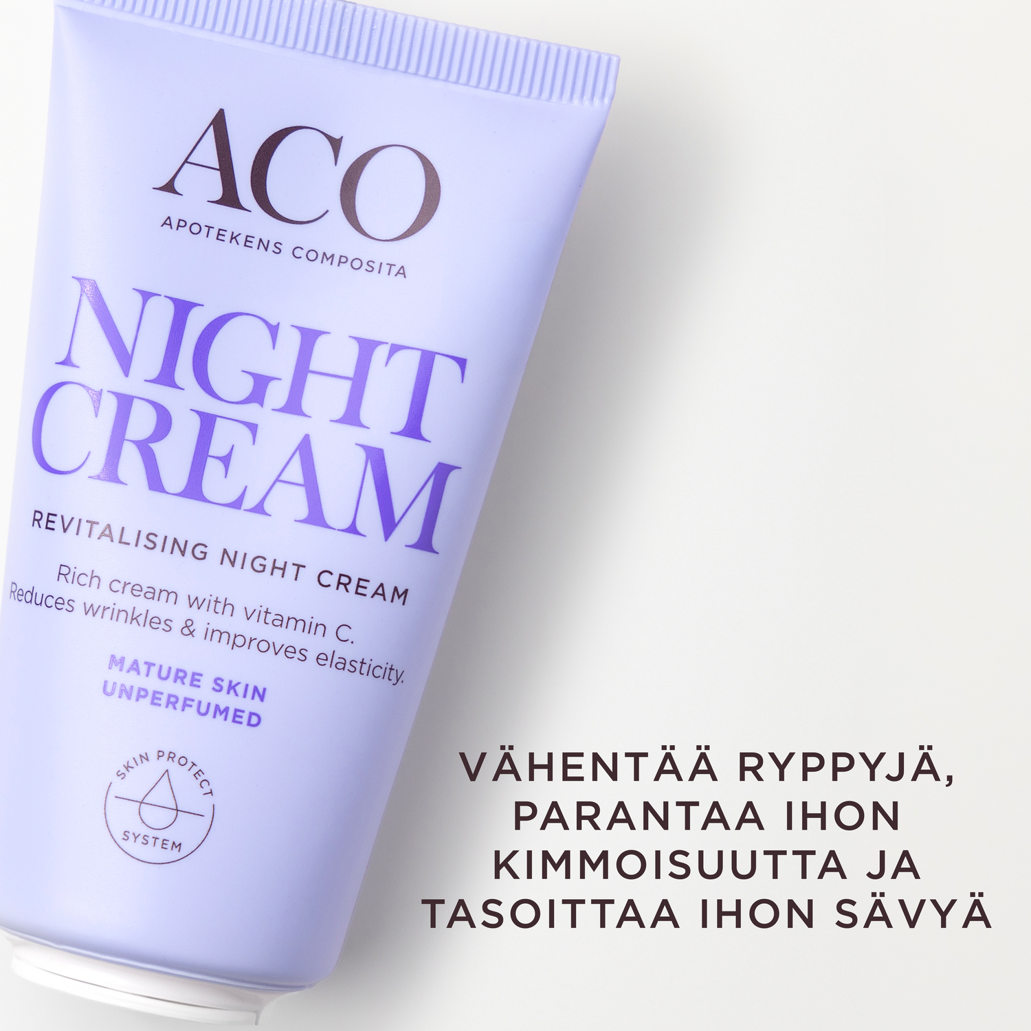 ACO Face DC Anti Age Revitalising Night Cream 50 ml Hajusteeton