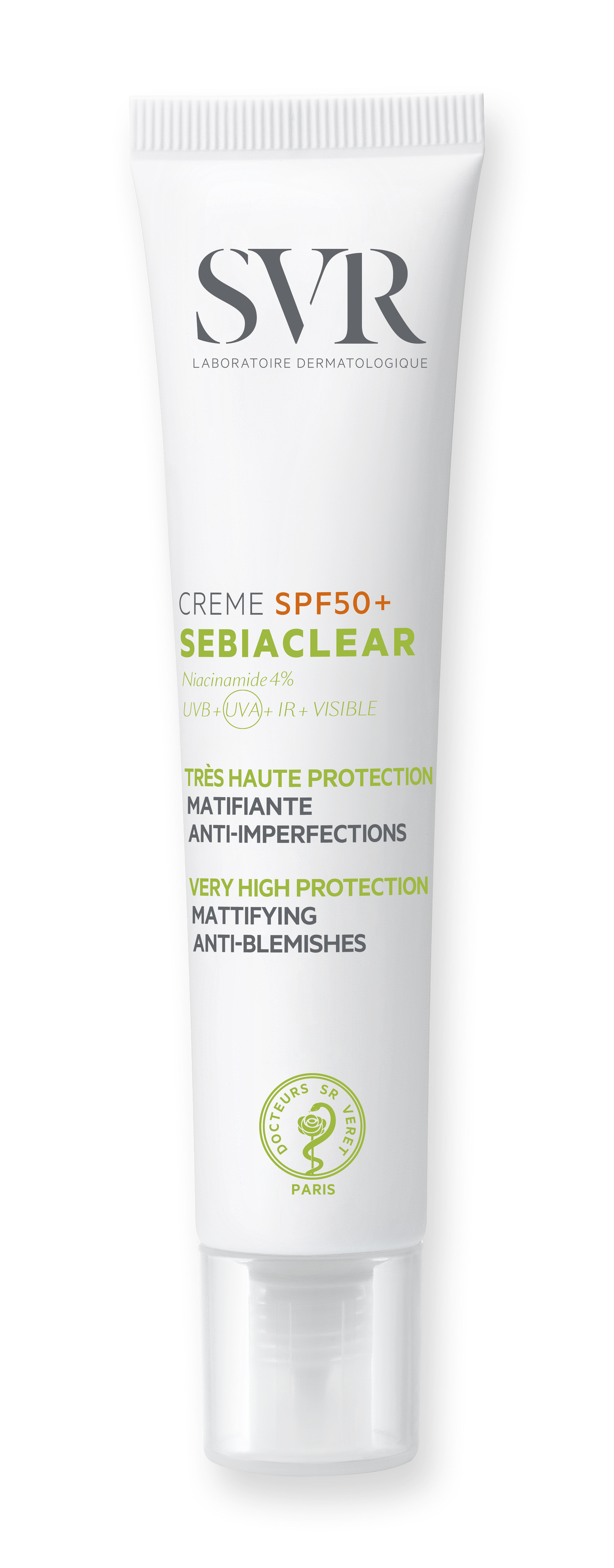 SVR Sebiaclear Creme SPF50+ hoitovoide