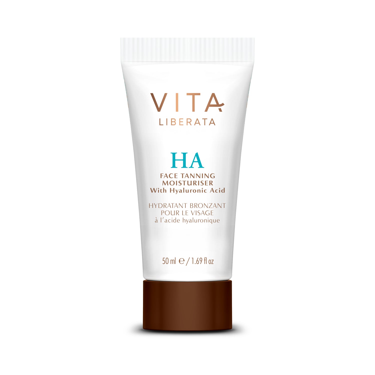 Vita Liberata Face Tanning Moisturiser with Hyaluronic Acid 50ml -itseruskettava kasvovoide