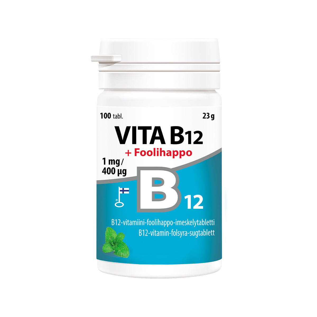 Vita-B12 + Foolihappo 100 kpl