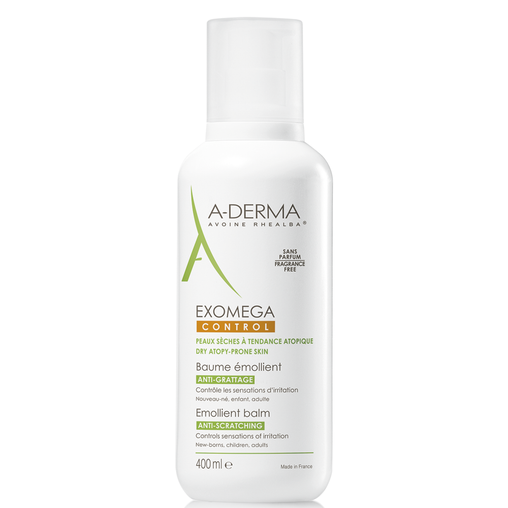 A-DERMA Exomega Control Balm täyteläinen hoitovoide 400 ml