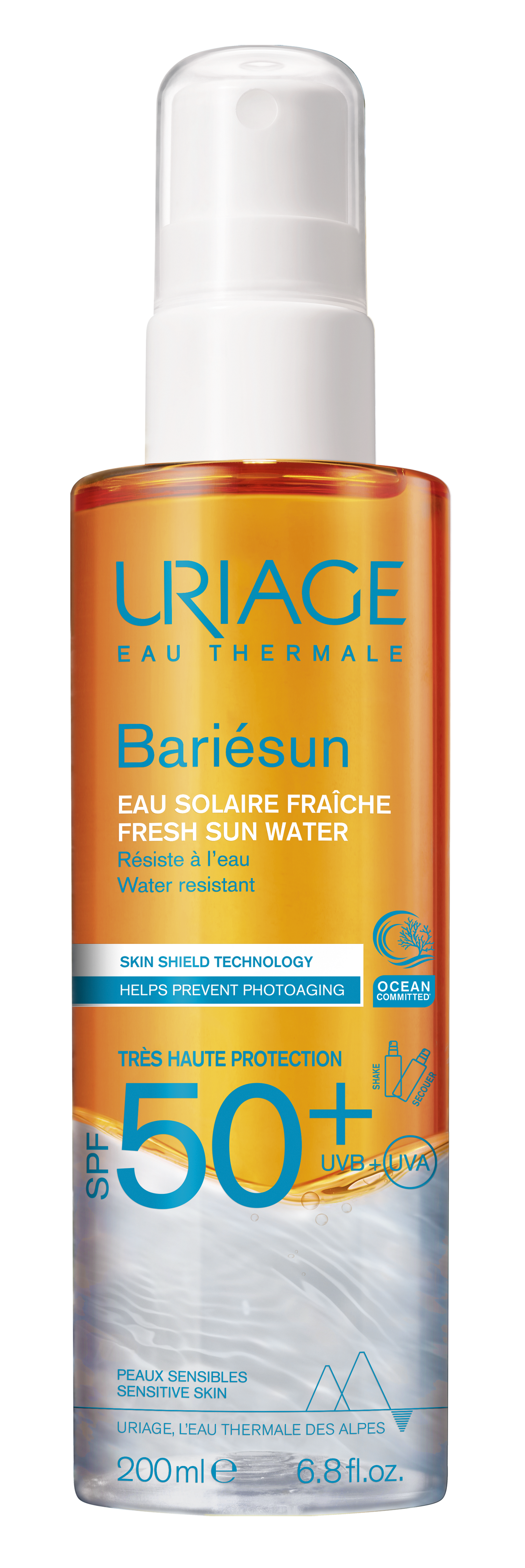Uriage Bariesun SPF50+ Fresh Sun Water