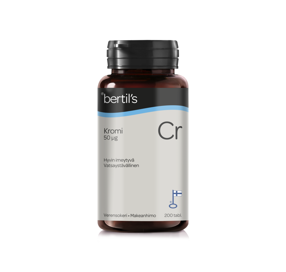 Bertil's Kelasin Kromitabletti 50 mikrog - Apteekkiplus.fi