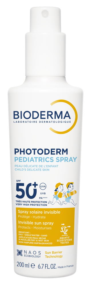 Bioderma Photoderm Pediatrics Spray SPF50+ aurinkosuojasuihke lapsille 200 ml