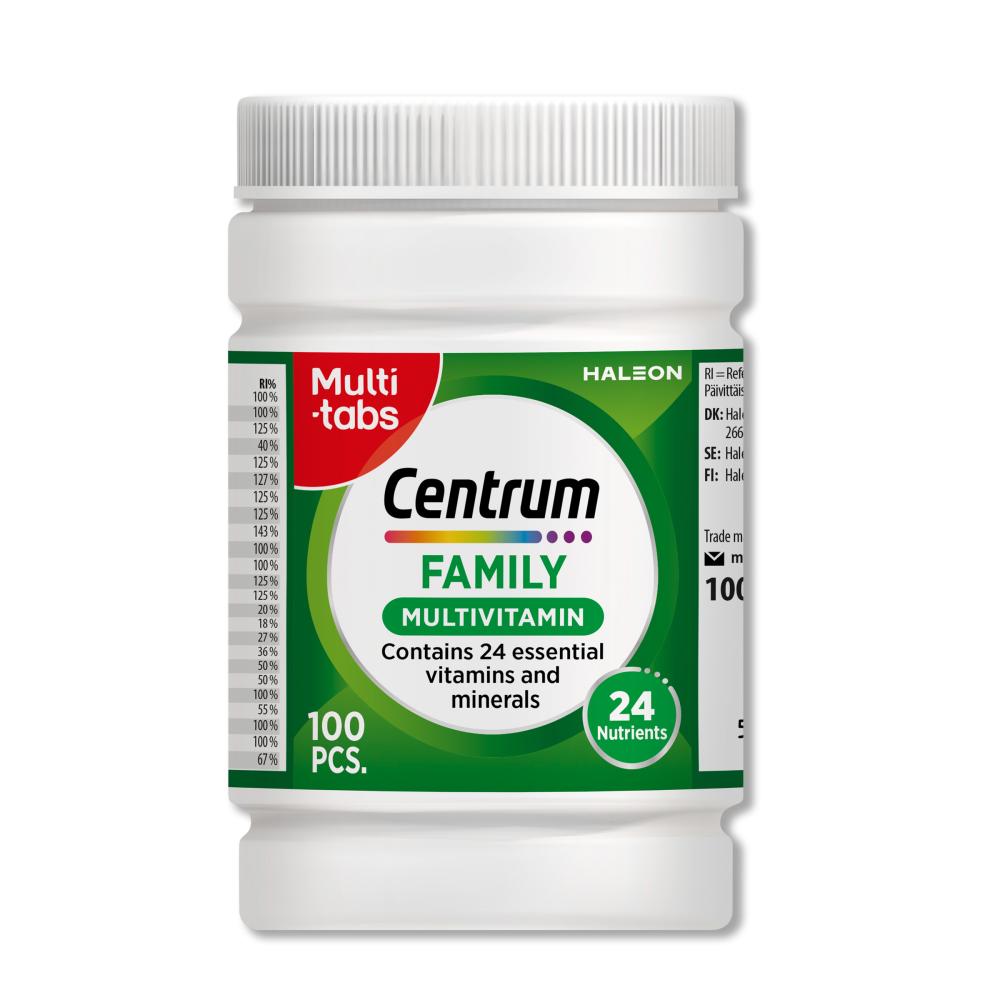 Centrum Family monivitamiini 100 kpl