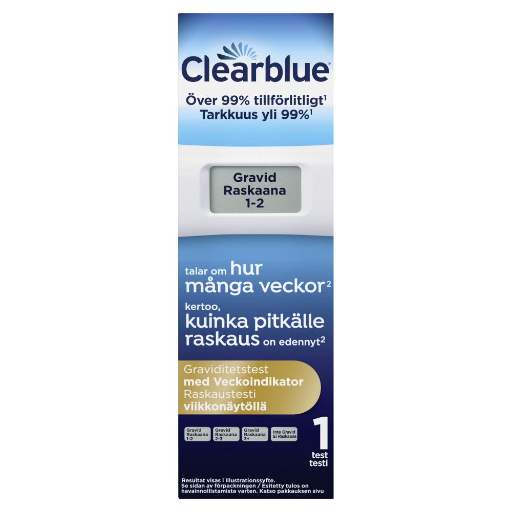Clearblue Digitaalinen raskaustesti viikkonäytöllä