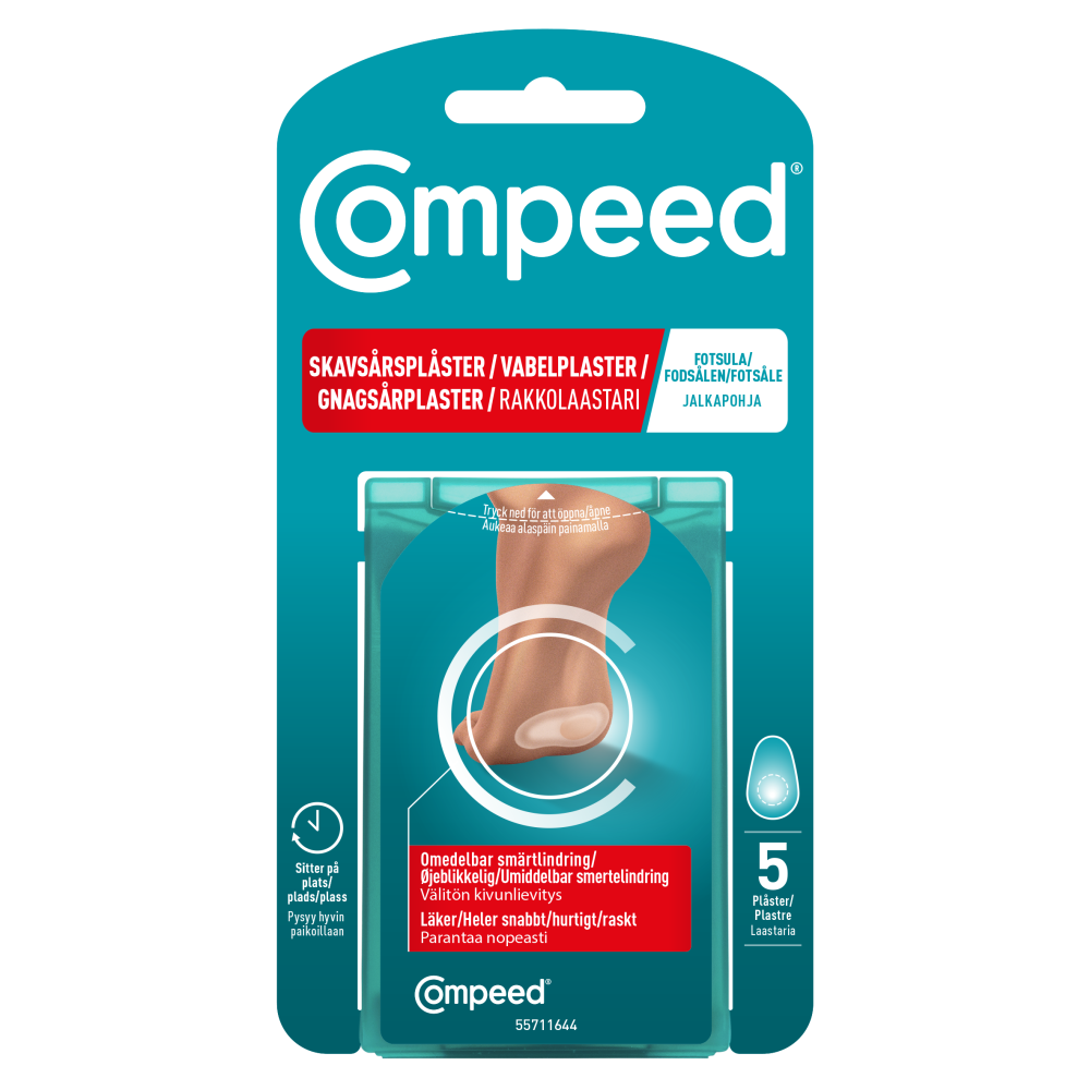 Compeed Sport Rakkolaastari jalkapohjaan