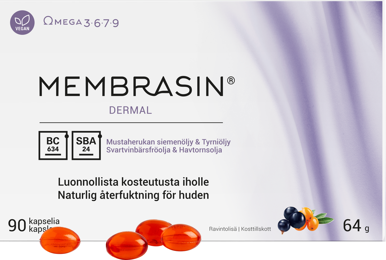 Membrasin dermal skin hydration 90 kaps