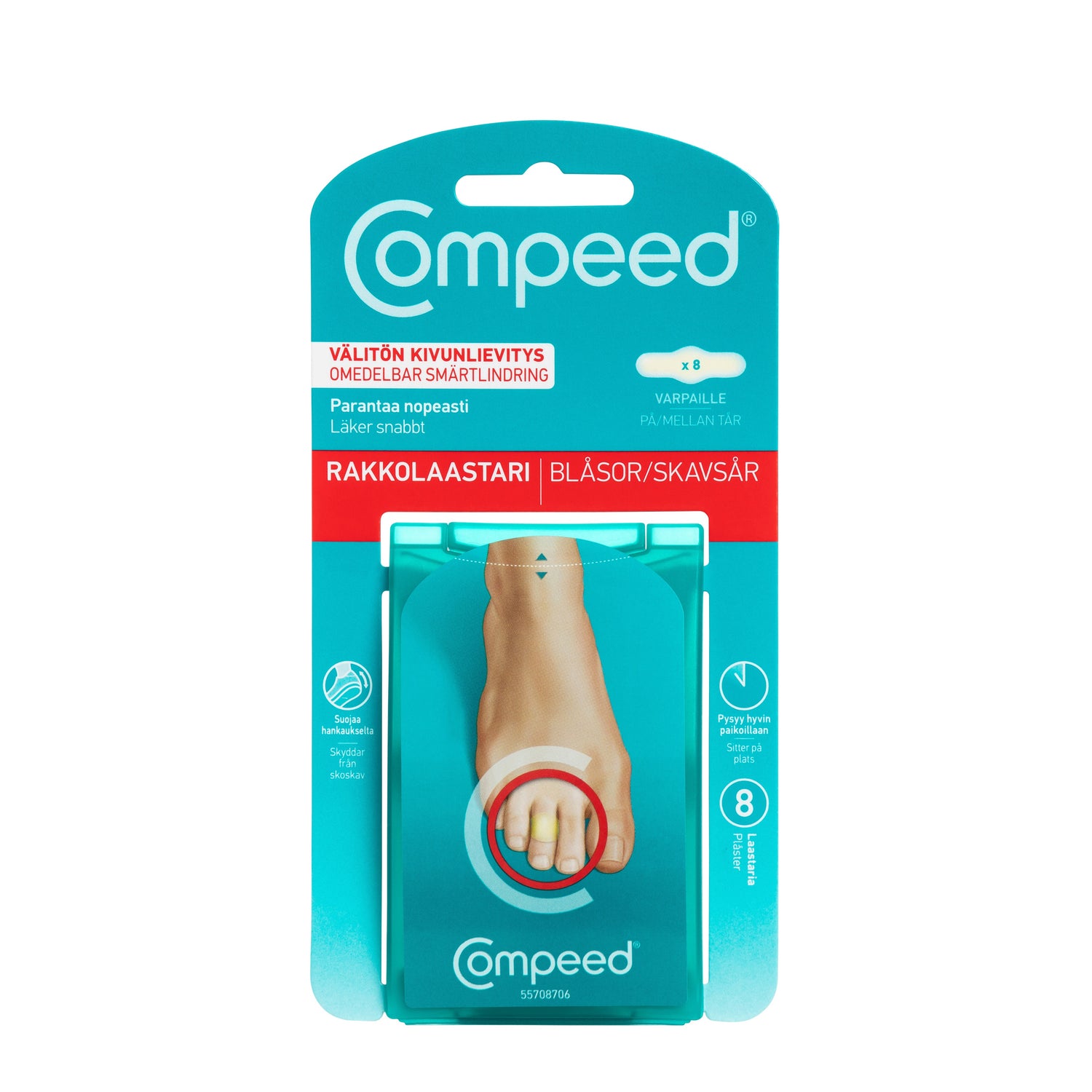 Compeed Rakkolaastari Varpaille
