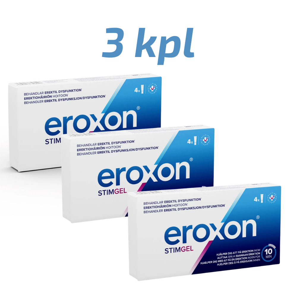 Eroxon Stimgel säästöpakkaus 3 x 4 kpl