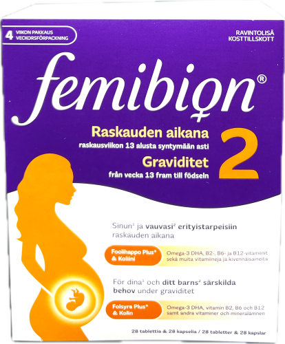 FEMIBION 2 raskauden aikana 28CAPS+28TABL