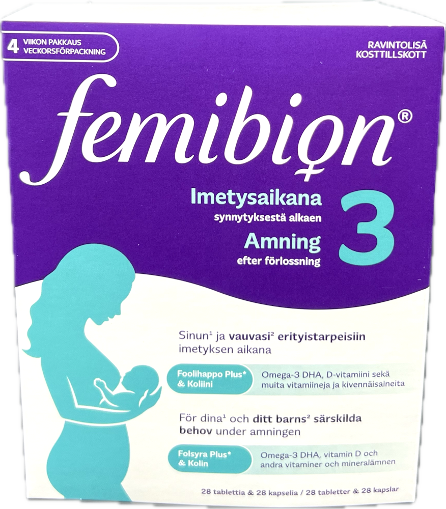 FEMIBION 3 imetysaikana 28CAPS+28TABL