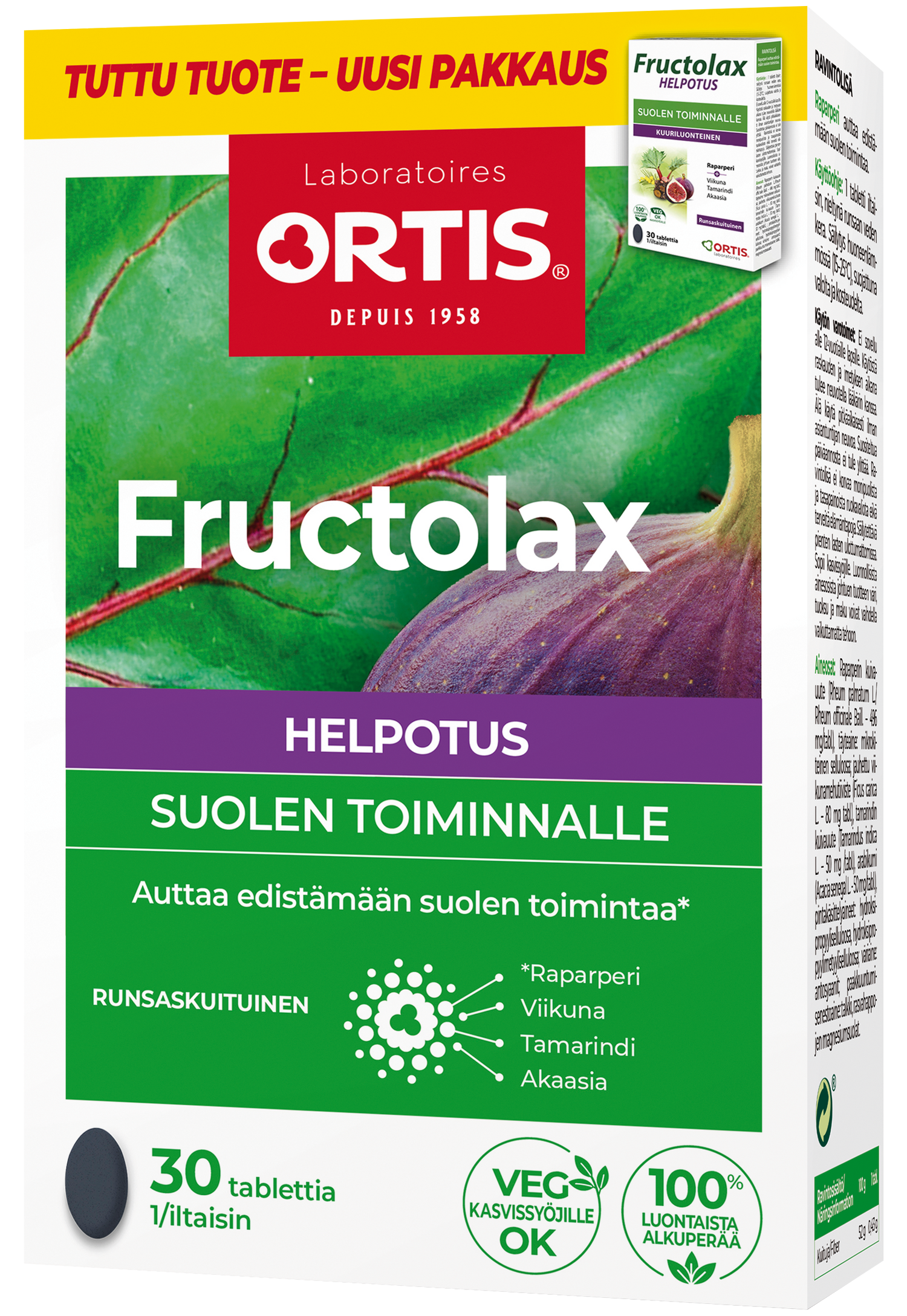 Fructolax Helpotus tabletti