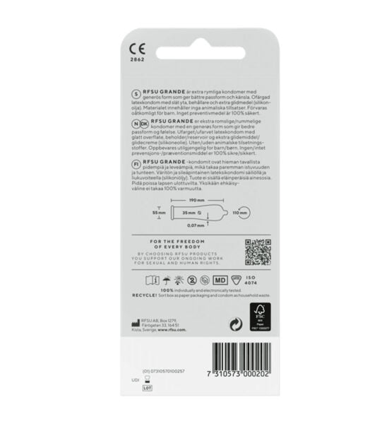 RFSU Grande kondomi 10 kpl
