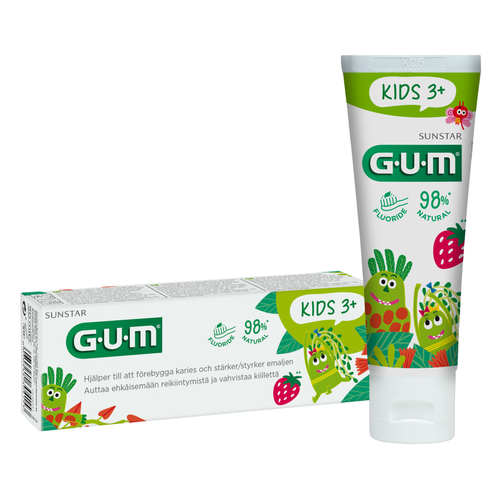 GUM Kids hammastahna 1000ppm 50 ml