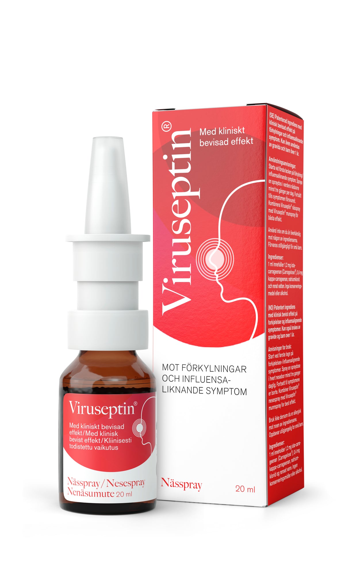 Viruseptin nenäsumute 20 ml