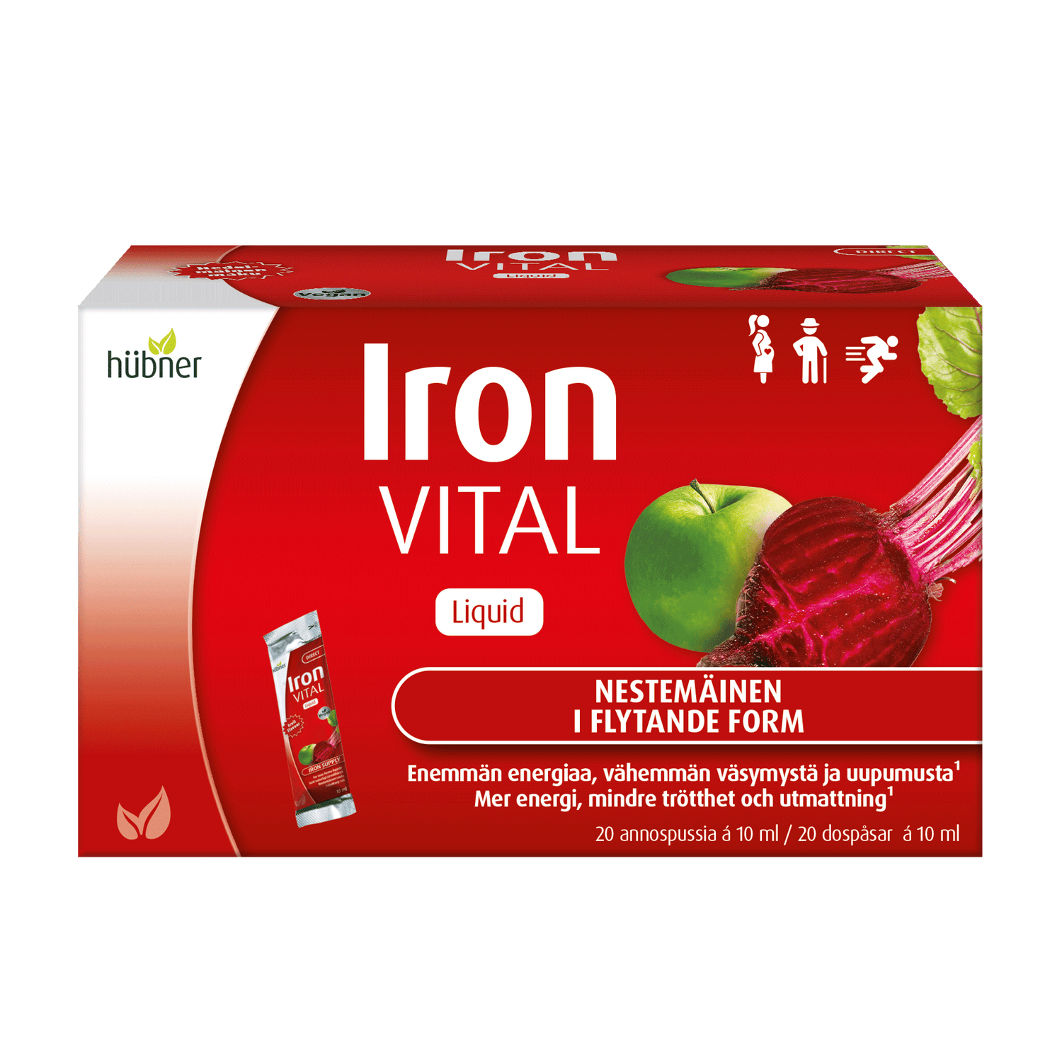 Hübner Iron Vital annospussi 20x10 ml