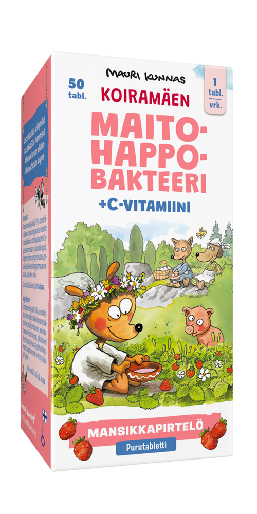 Koiramäen Maitohappobakteeri + C-vitamiini 50 tabl.