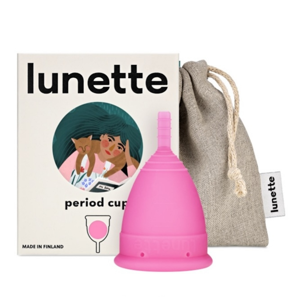 Lunette Kuukautiskuppi Pinkki koko 1