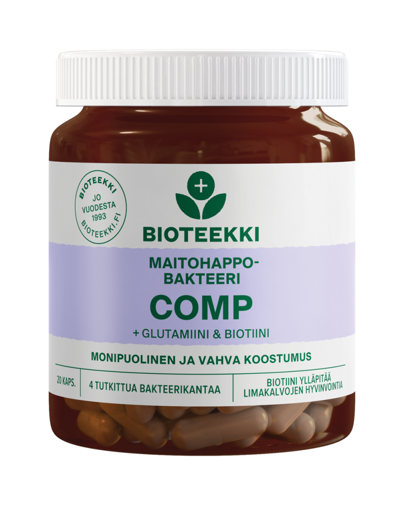 Bioteekki maitohappobakteeri Comp kapseli 20 kpl