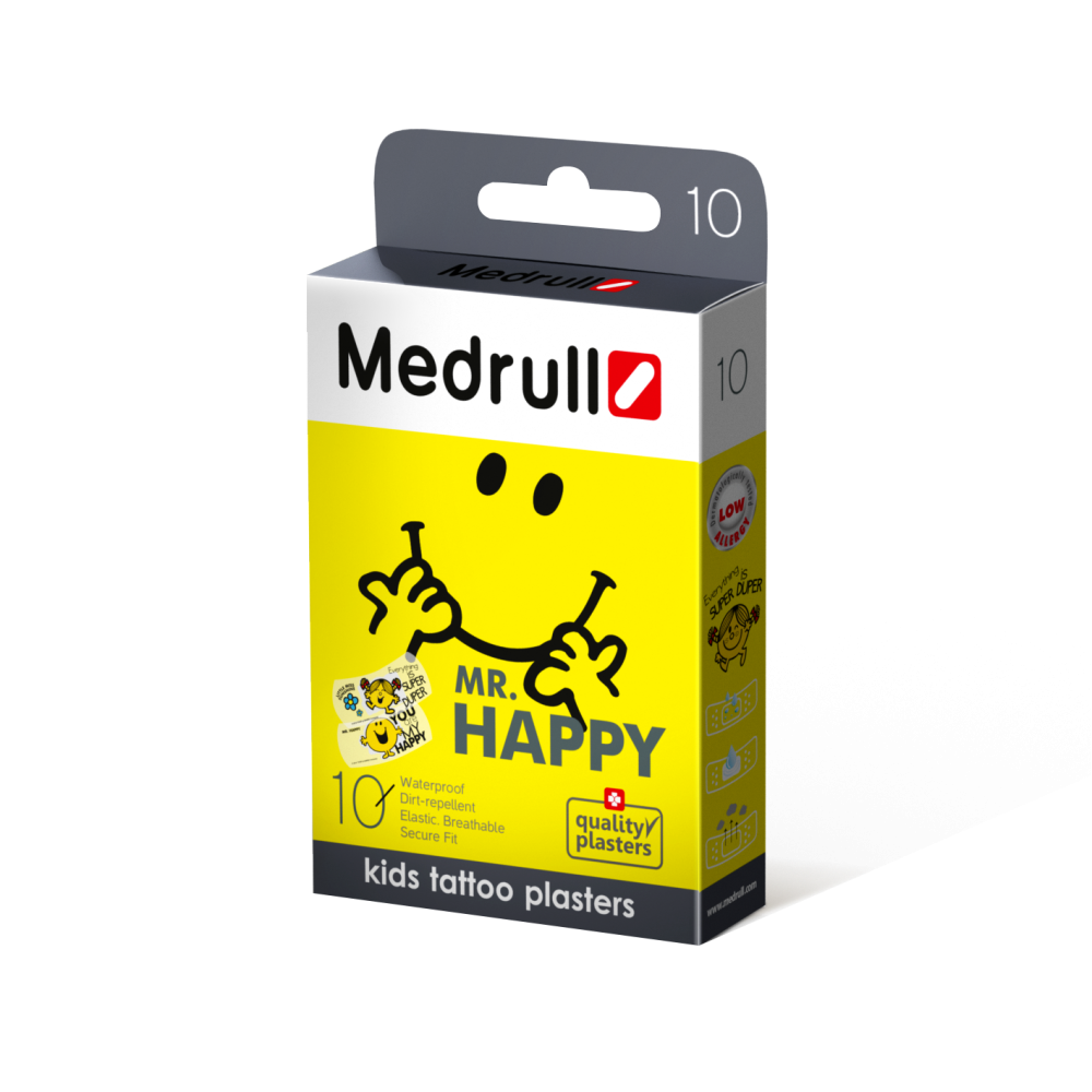 Medrull Mr.Happy tatuointilaastari 10kpl