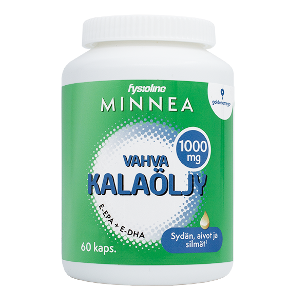 Minnea Vahva kalaöljy 1000 mg kapseli 60 kpl