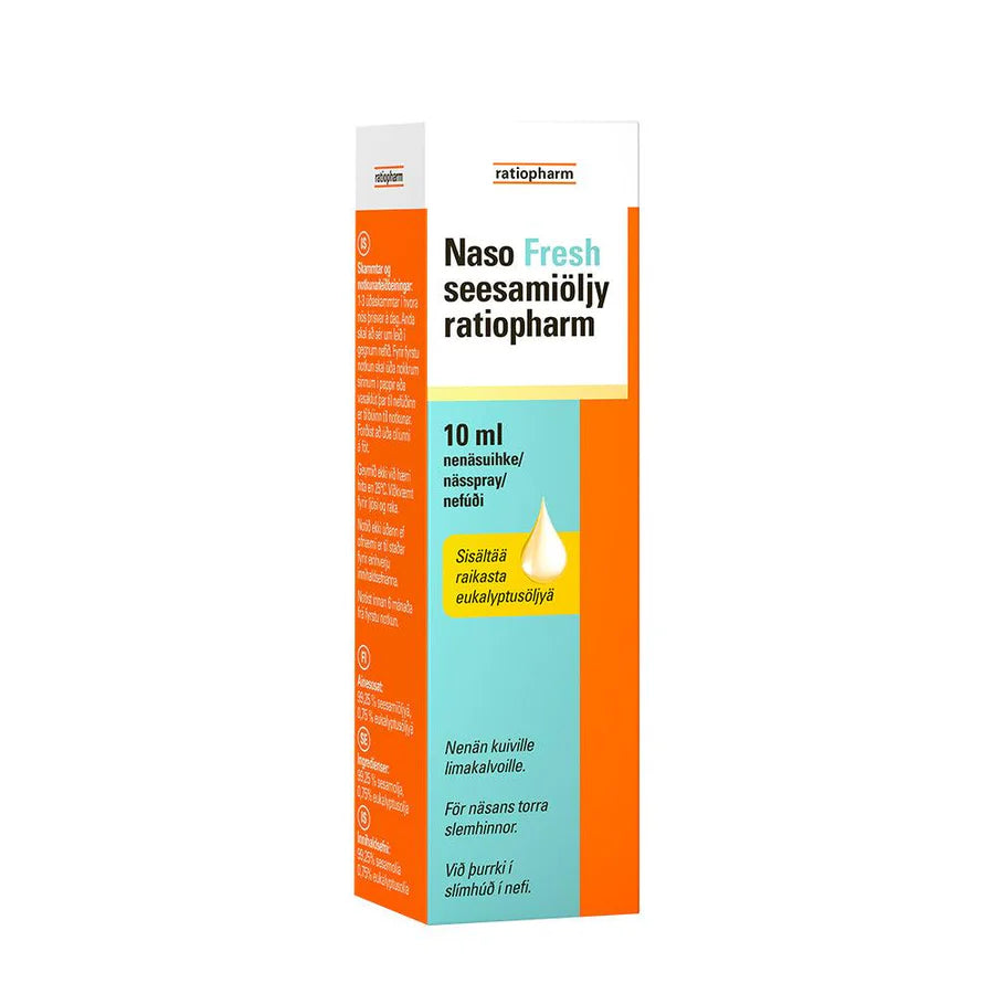 NASO FRESH SEESAMIÖLJY RATIOPHARM 10 ml