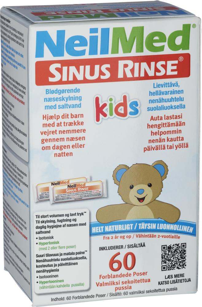 NeilMed Sinus Rinse Kids suola-annospussi 60 kpl