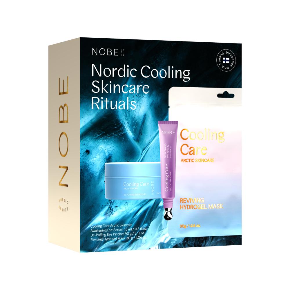 NOBE Cooling Skincare set: Eye serum, Eye patches + Sheet mask 1 kpl