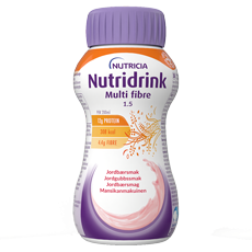 NUTRIDRINK MULTI FIBRE MANSIKKA 4 x 200 ml