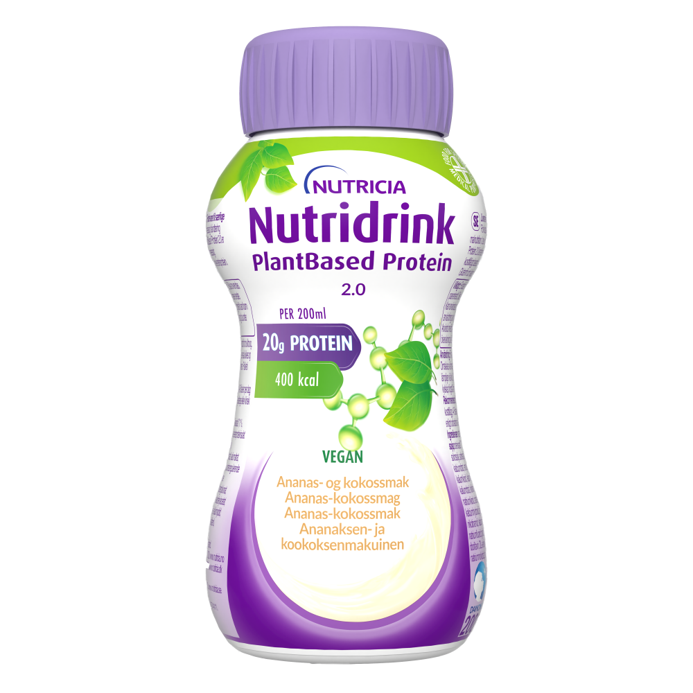 Nutridrink Plantbased Protein 2.0 ananas-kookos 4x200 ml