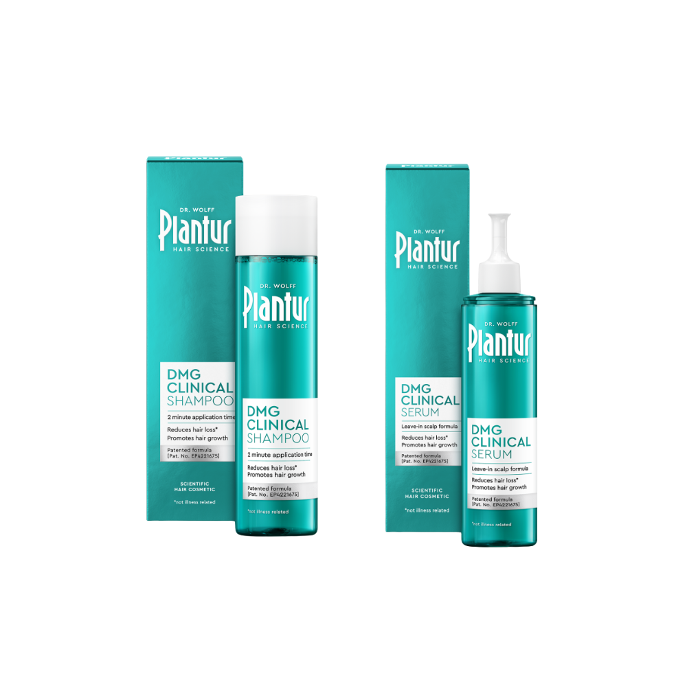 Plantur DMG Clinical Shampoo + Seerumi yhdistelmäpakkaus 250 ml + 125 ml