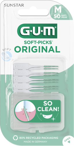 GUM Soft-Picks harjatikku regular 50 kpl