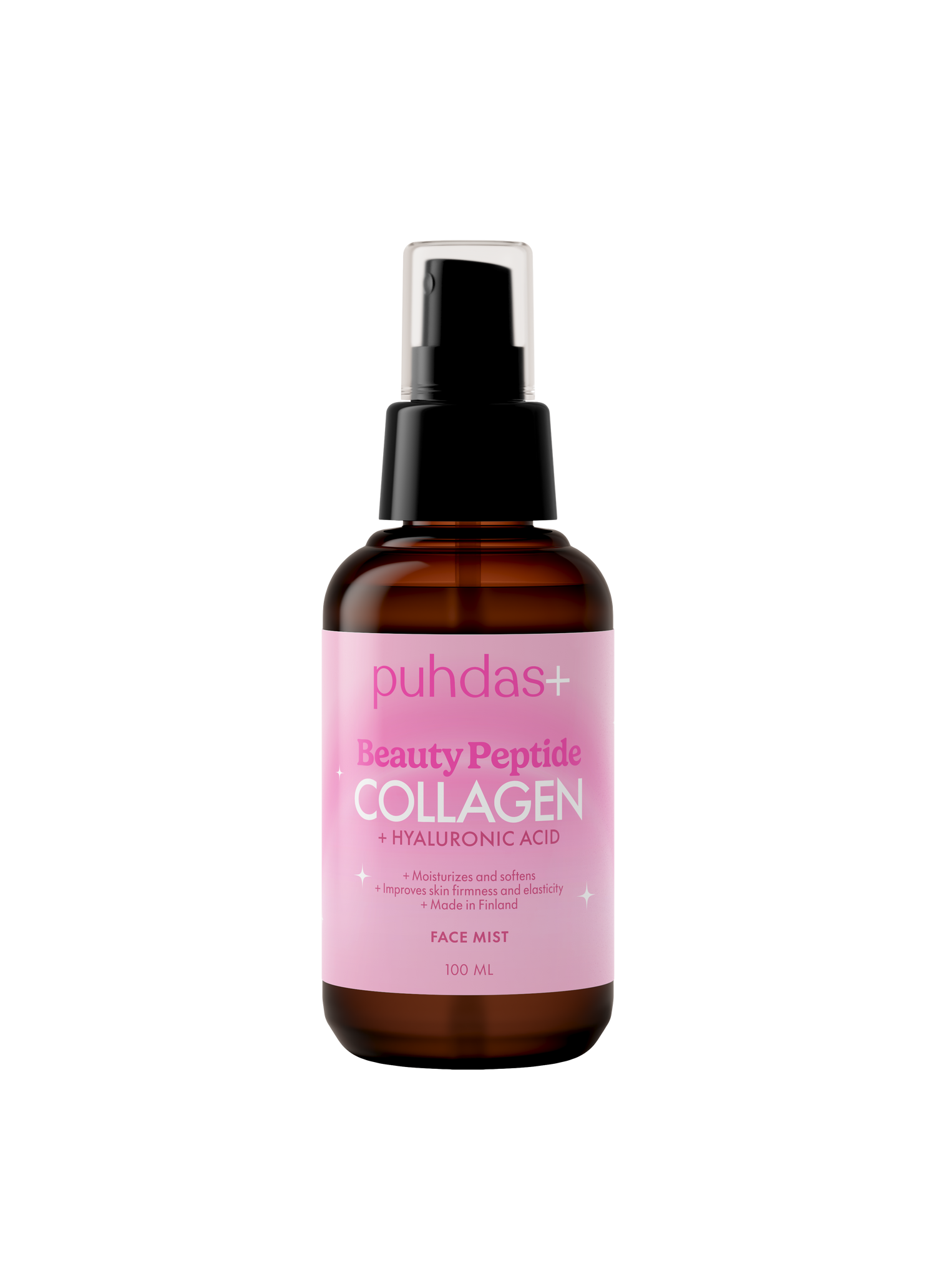 Puhdas+ Collagen & Hyaluronic Acid Beauty Peptide Face Mist kosteuttava kasvovesisuihke 100 ml