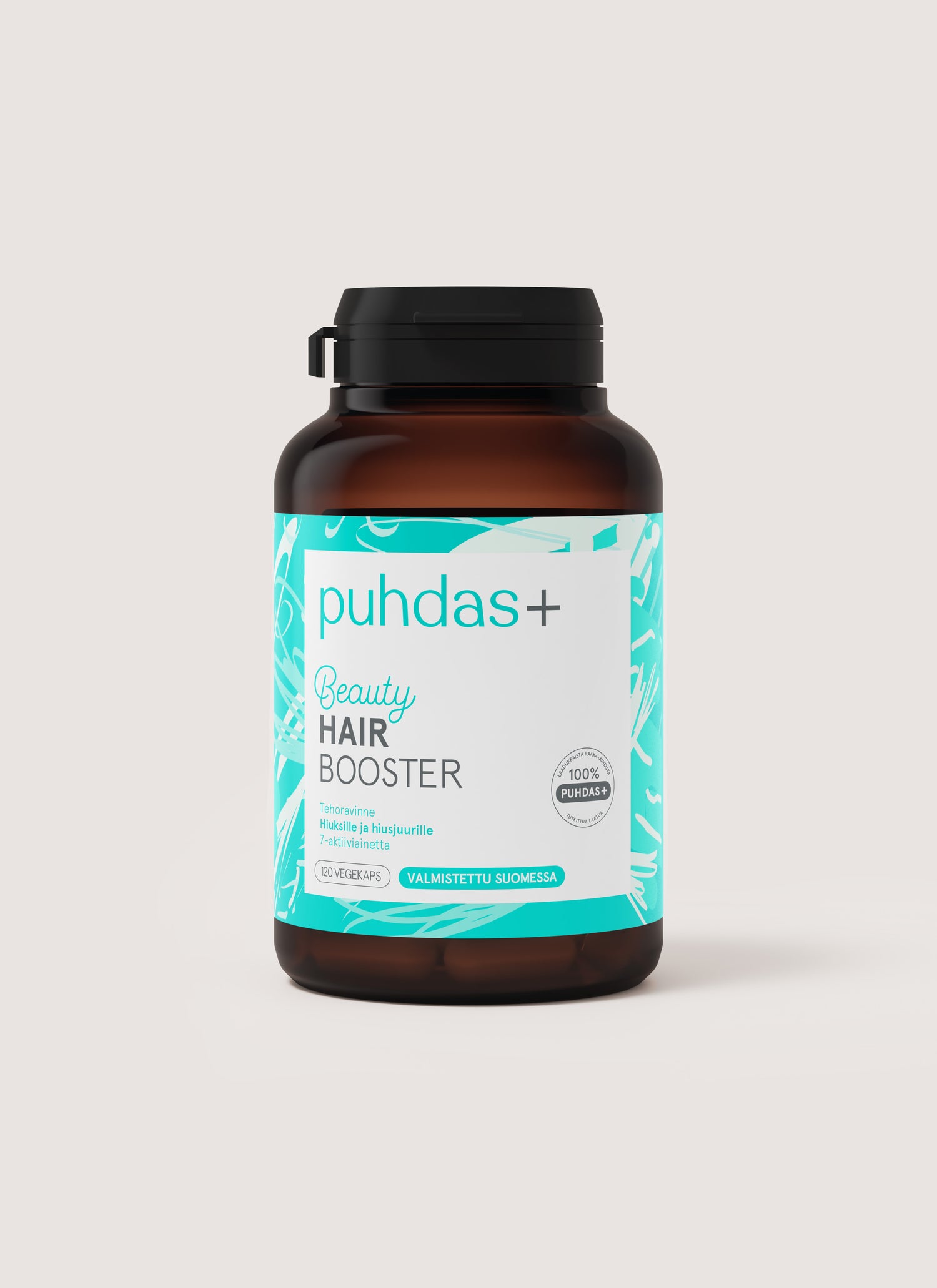 Puhdas+ Hairbooster hiusravinne 120 kaps