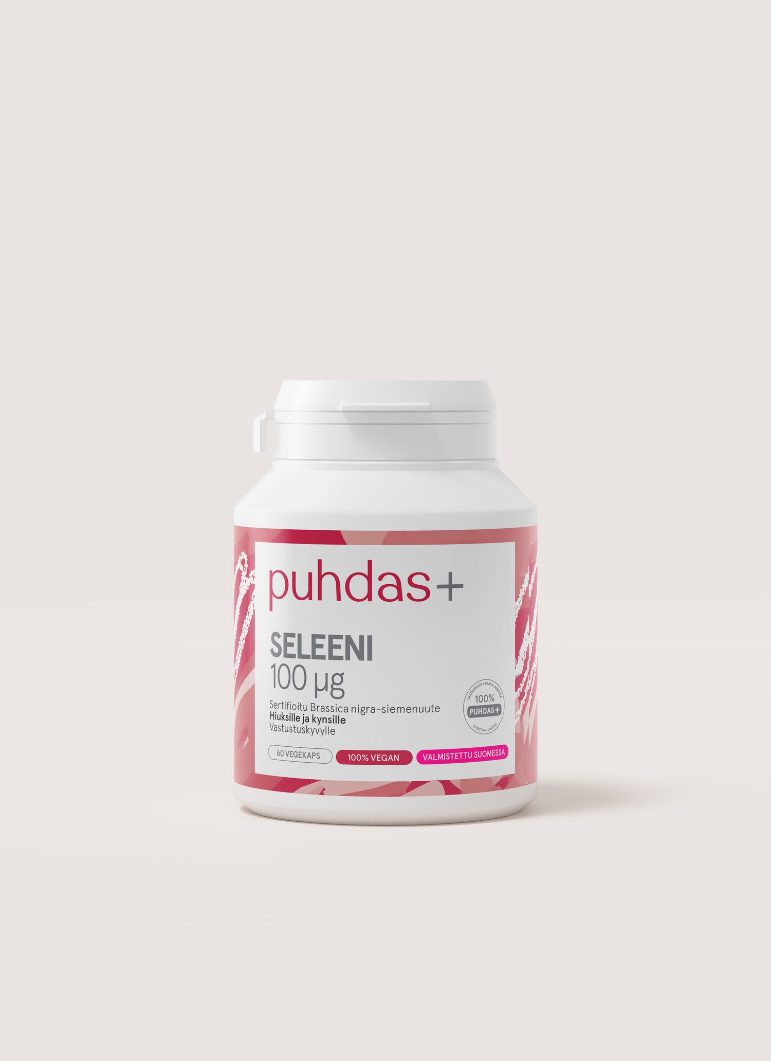 Puhdas+ Seleeni 100 mikrog 60 kaps.