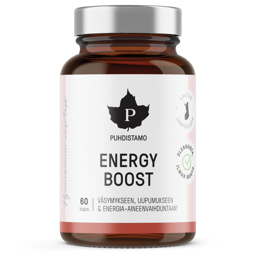 Puhdistamo EnergyBoost 60 kaps
